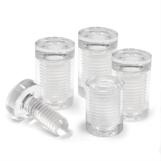 Clear Acrylic Standoffs - Size- Clear Acrylic Standoff, 13x19mmH