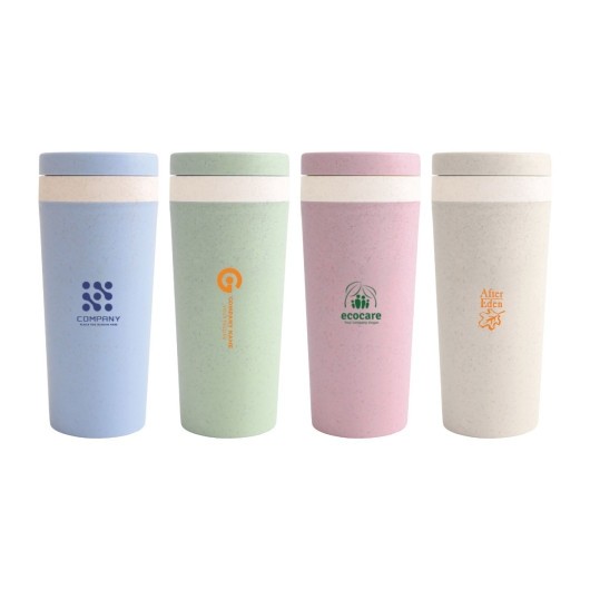 300ml Wheat Fibre Cup Printing