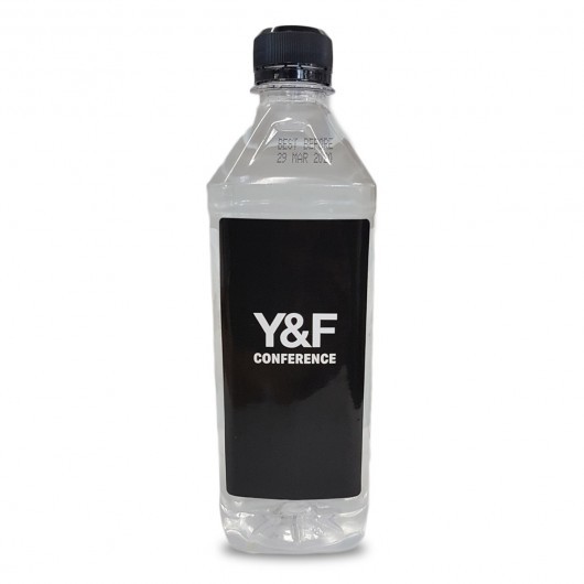 600mL Square Water Bottled Printing