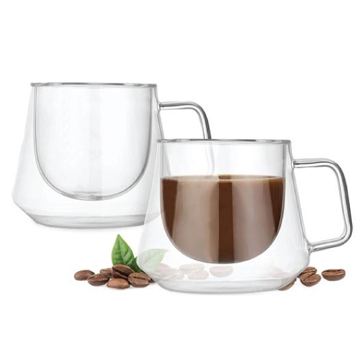 Lujo Glass Coffee Cups Printing