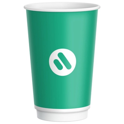 Biodegradable 16oz Double Wall Paper Cups Printing