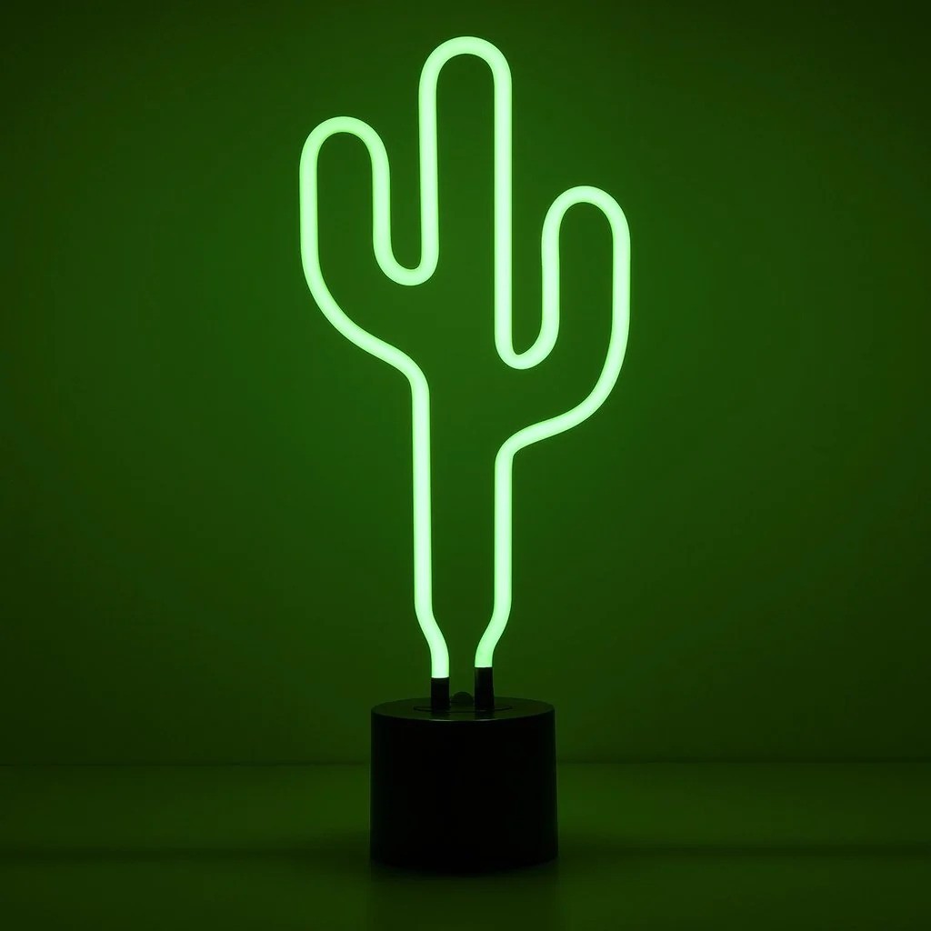 Cactus Table Lamp  Neon Signs