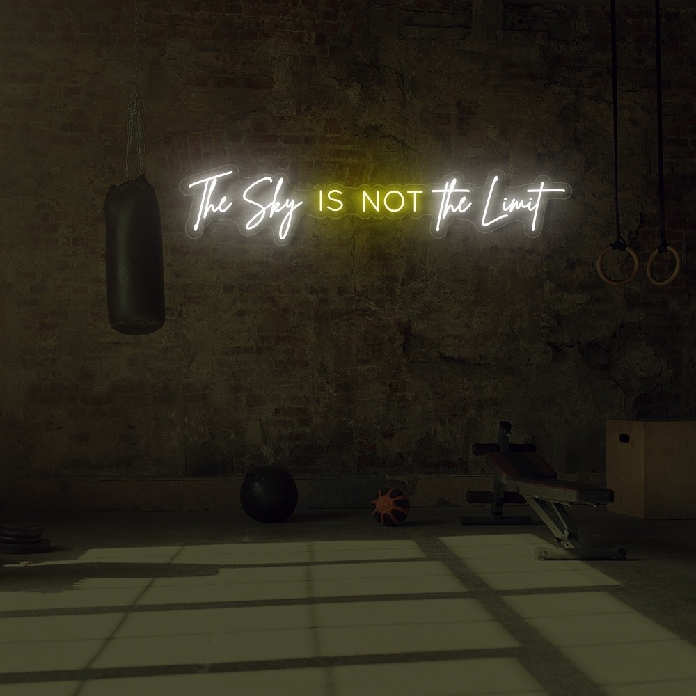 The Sky is Not the Limit Neon Signs