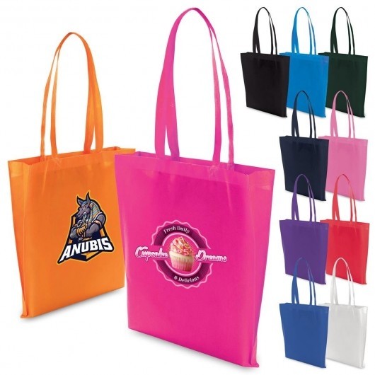 V-Shaped Tote Bags 38cm W x 42cm H x 2.3cm D