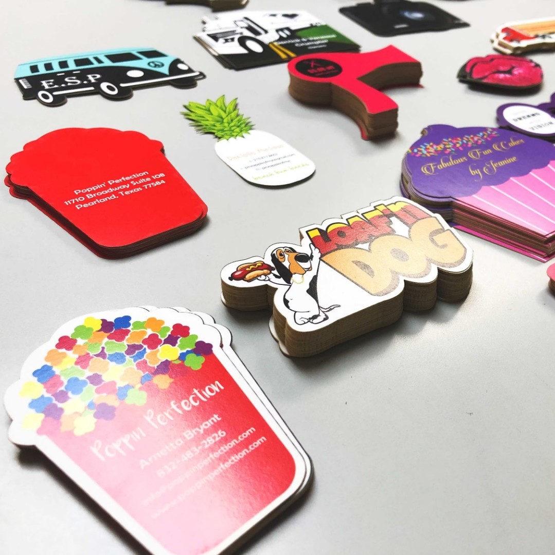 Custom Shape Business Card