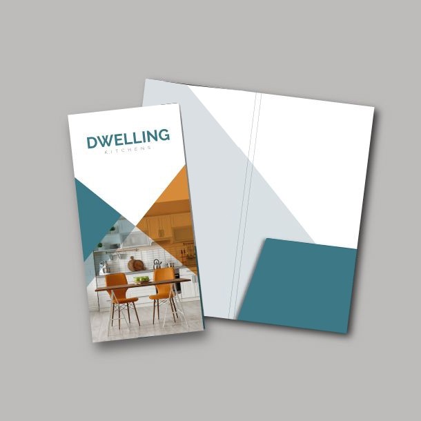 DL PRESENTATION FOLDER - PRINT OUTSIDE - WITH LAMINATION