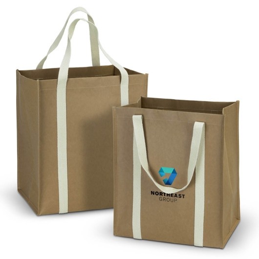 Kraft Paper Tote Bags H 380mm x W 330mm x Gusset 200mm