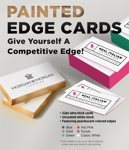 Colored Edge (Color Painted Edge) Business Card 700GSM