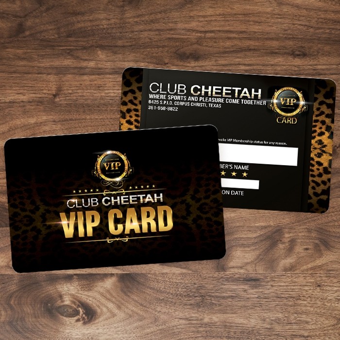 Plastic VIP Card Membership Card (HARD CARD)