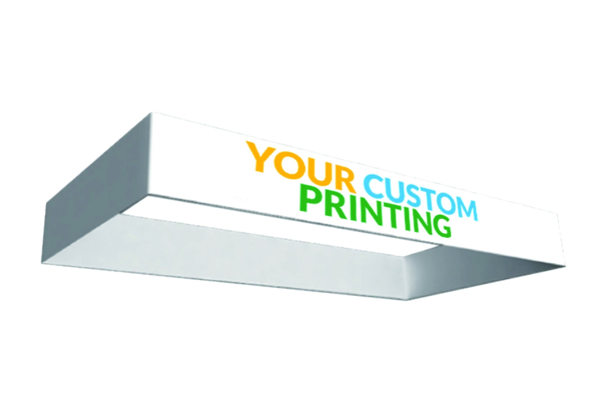 Ceiling Tube Rectangle Hanging Banners