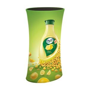 Backlit Oval Counter 16" W x 40" H (406mm W x 1016mm H) ***LED LIGHTING***