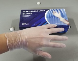 VINYL - CLEAR VINYL GLOVE ( S & M Mixed Box)