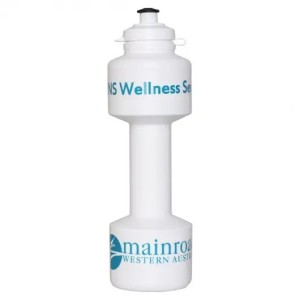 Dumbbell Drink Bottles Printing