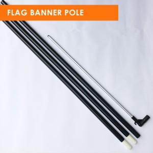 Rectangular Banner Flag Pole