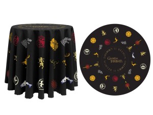 ROUND BRANDED TABLE CLOTH PRINTING