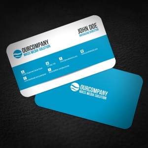 Round Corner BUSINESS CARD 350gsm 