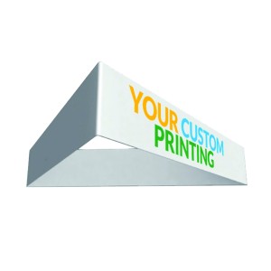 305cm W x 107cm H Sky Tube Triangle Hanging Banners