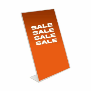 Slanted Sign Display Stands