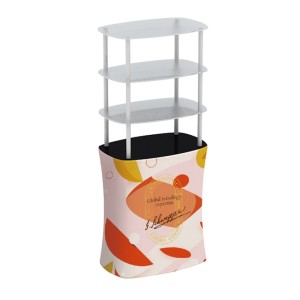 Square Display Rack 21" W x 75" H (533mm W x 1905mm H)