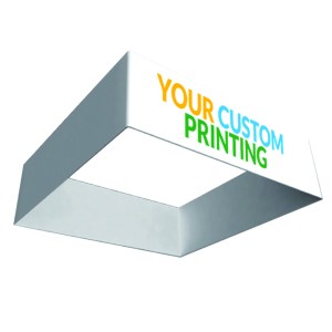 Ceiling Tube Square Hanging Banners