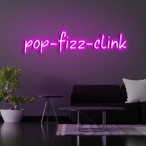 Pop Fizz Clink Bar Sign
