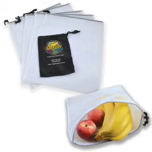 Express Produce Bags 	Pouch - 120mm L x 180mm H Bags - 320mm L x 360mm H