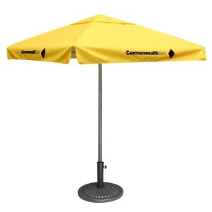 6.5ft x 6.5ft (2m x 2m) Custom Printed Cafe Umbrella Market Umbrella