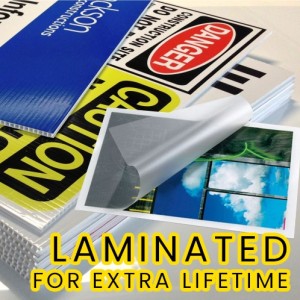 OUTDOOR CORFLUTE SIGN ( 5MM PANEL ) with LAMINATION PROTECTION