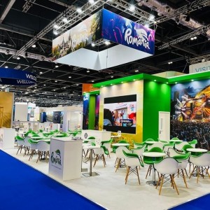 Rectangle Trade Show Ceiling Hanging Banners
