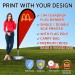 1.7m Teardrop Banner with Premium Cross Base with Water Bag