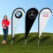 8.2ft (2.5M) TEARDROP FLAG BANNER