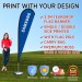 3.3m Teardrop Banner with Premium Cross Base & Water Bag