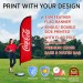 3.5m feather banner with Premium Cross Base & Water Bag