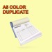 A5 NCR CARBONLESS BOOKS - COLOR - DUPLICATE