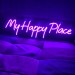 My Happy Place Neon Sign