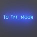 To The Moon Neon Light