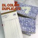 DL NCR CARBONLESS BOOKS - COLOR - DUPLICATE