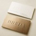 EMBOSSED BUSINESS CARD (RISED UP LETTERS)