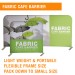 30MM ALUMINIUM FRAME FABRIC BARRIER