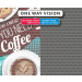One Way Vision Clear Focus Perforated See Through Sticker Printing