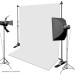 ADJUSTABLE SIZE BANNER MEDIA WALL - DOUBLE SIDE PRINTED (VINYL OR FABRIC)