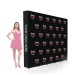 pop up media wall with side wrap printing