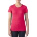 Women T-Shirt AnvilTri-Blend 6750L Heather Red